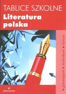 Obrazek Tablice szkolne Literatura polska