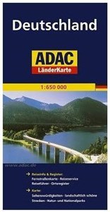 Obrazek LanderKarte ADAC. Niemcy 1:650 000 mapa
