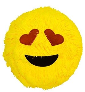 Bild von Piłka Fuzzy Ball S'cool Heart żółta D.RECT