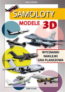 Bild von Samoloty Modele 3D Wycinanki, naklejki, gra planszowa. Cuda z papieru