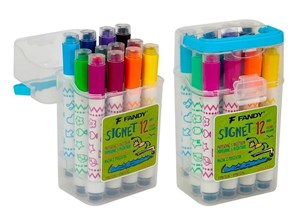 Bild von Marker Signet z pieczątką 12 kolorów