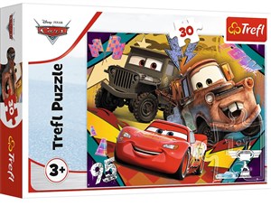 Obrazek Puzzle 30 Rozpędzone samochody Disney Cars 3 18293