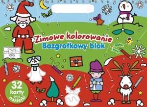 Bild von Zimowe kolorowanie. Bazgrołkowy blok