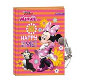 Obrazek Pamiętnik z kłódką Minnie Mouse