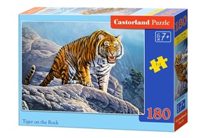 Obrazek Puzzle Tiger on the Rock 180