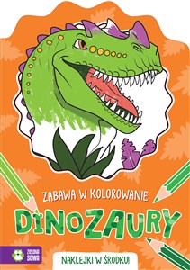 Obrazek Zabawa w kolorowanie Dinozaury