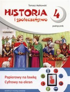 Bild von Wehikuł czasu Historia i społeczeństwo 4 Podręcznik + multipodręcznik + CD Szkoła podstawowa
