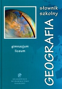 Obrazek Słownik szkolny Geografia Gimnazjum, liceum.