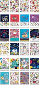 Obrazek Notatnik ozdobny 105x165/64K gładki FRESH