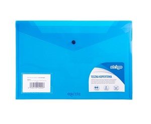 Obrazek Teczka kopertowa A4 2 kieszenie niebieska (5szt)