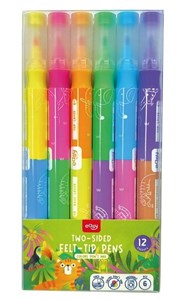 Obrazek Mazaki warstwowe dwustronne 12 kolorów EASY