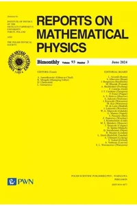 Obrazek Reports on Mathematical Physics 93/3