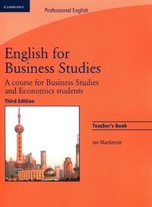 Obrazek English for Business Studies Teacher's Book
