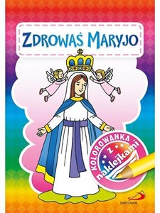 Bild von Kolorowanka z naklejkami. Zdrowaś Maryjo