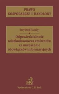 Bild von Odpowiedzialność odszkodowawcza eminentów za naruszenie obowiązków informacyjnych Odpowiedzialność odszkodowawcza eminentów za naruszenie obowiązków informacyjnych