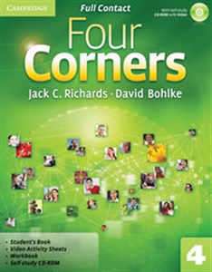Obrazek Four Corners Level 4 Full Contact with Self-study CD-ROM