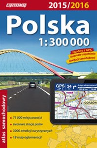 Obrazek Polska atlas samochodowy 1:300 000