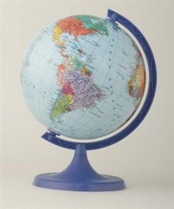 Bild von Globus polityczny w folii termokurczliwej 16 cm