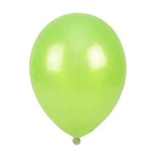 Bild von Balony metalizowane jasnozielone 25cm 100szt