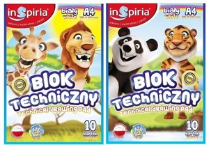 Bild von Blok techniczny A4/10K 170g biały (10szt)