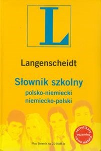 Obrazek Słownik szkolny polsko-niemiecki niemiecko-polski z płytą CD