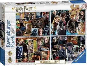 Obrazek Puzzle 2D 4x100 Harry Potter BumpPack 6832