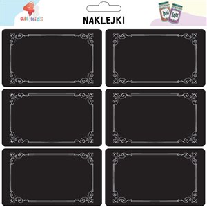 Bild von Naklejki na przetwory i przyprawy Czarne