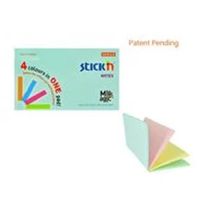 Bild von Notes samoprzylepny magic pad 76x127mm pastel mix 12 sztuk