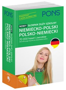 Bild von PONS Nowy słownik duży szkolny niemiecko-polski, polsko-niemiecki 70 000 haseł i zwrotów