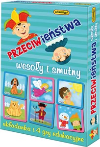 Obrazek Wesoły i smutny przeciwieństwa zestaw edukacyjny