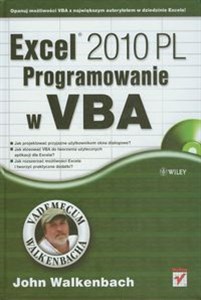 Obrazek Excel 2010 PL Programowanie w VBA Vademecum Walkenbacha