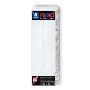 Obrazek Masa termoutwardzalna Fimo 454g biały