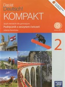 Obrazek Das ist Deutsch! Kompakt 2 Podręcznik z zeszytem ćwiczeń + 2 CD Język niemiecki Gimnazjum