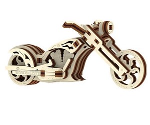 Obrazek Drewniane puzzle 3D Chopper