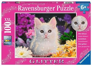 Bild von Puzzle XXL 100 Brokatowy kotek