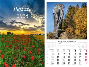 Obrazek Kalendarz 2026 ścienny 7-k Pejzaże