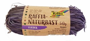 Bild von Rafia naturalna 50g ciemny fiolet FOLIA PAPER