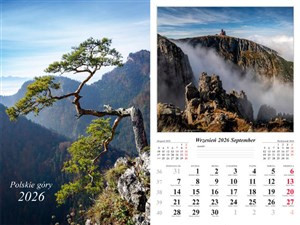 Bild von Kalendarz 2026 ścienny 7-k Polskie góry