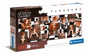 Bild von Puzzle 1000 panoramiczne Netflix Queen’s Gambit 39696