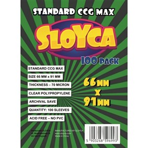 Bild von Koszulki Standard CCG MAX 66x91mm (100szt) SLOYCA