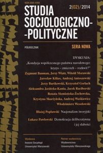 Bild von Studia Socjologiczno-Polityczne 2 (2)/2014