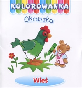 Obrazek Wieś. Kolorowanka Okruszka