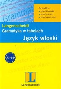 Obrazek Gramatyka w tabelach Język włoski A1-B1