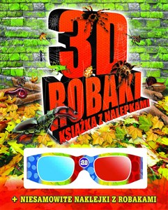 Obrazek 3D robaki Książka z nalepkami Niesamowite naklejki z robakami