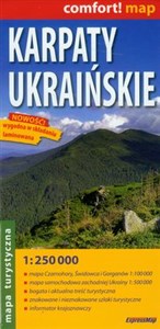Obrazek Karpaty Ukraińskie mapa turystyczna 1:250 000 Czarnohora Świdowiec Gorgany