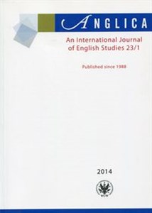 Obrazek Anglica An International Journal of English Studies 23/1