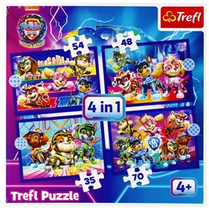 Bild von Puzzle 4w1 Bohaterowie na ratunek Paw Patrol