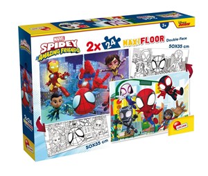 Obrazek Puzzle Maxifloor Double-Face Spidey 2x24