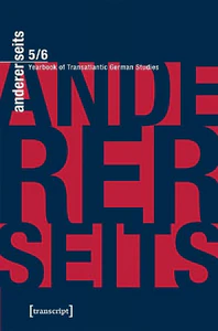 Obrazek ANDERERSEITS - YEARBOOK OF TRANSATLANTIC GERMAN STUDIES