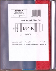 Bild von Okładka książkowa regulowana B5/4R (25szt) D&D